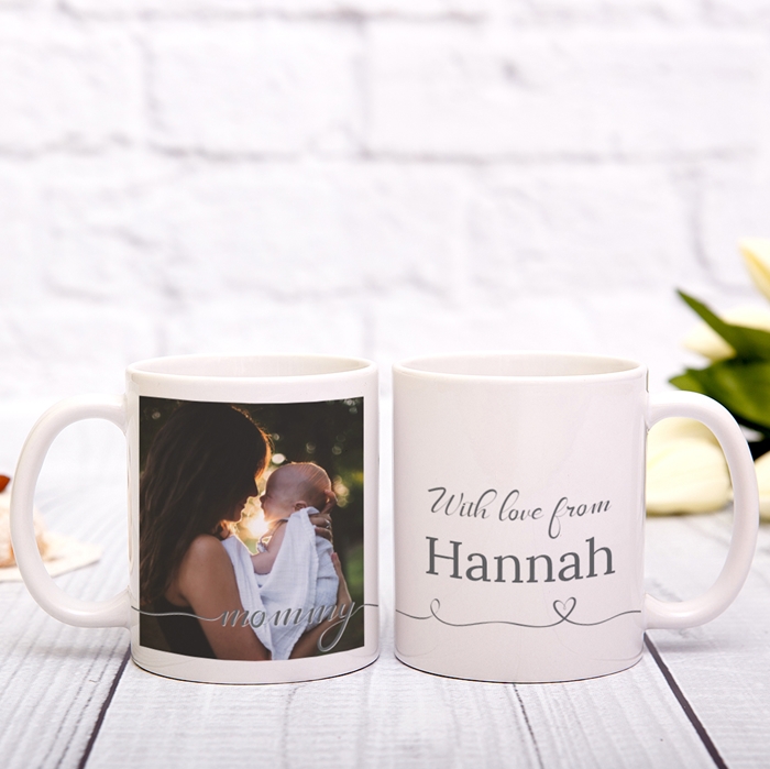 Picture of Mommy Script Personalized Mug