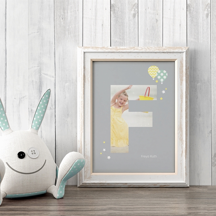 Picture of Baby & Kids Letter F Poster