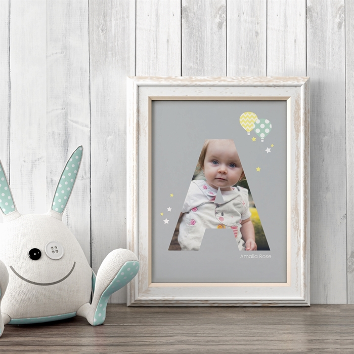 Picture of Baby & Kids Letter A Poster