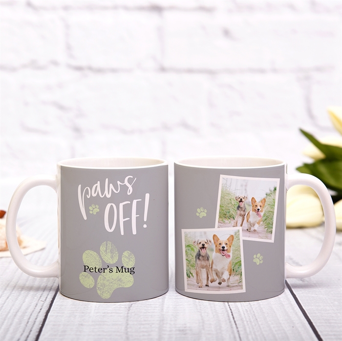 Picture of Paws Off Personalized Mug