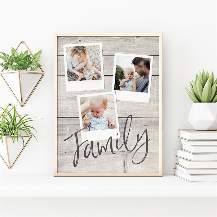 Picture of Family Polaroid Personalized Poster