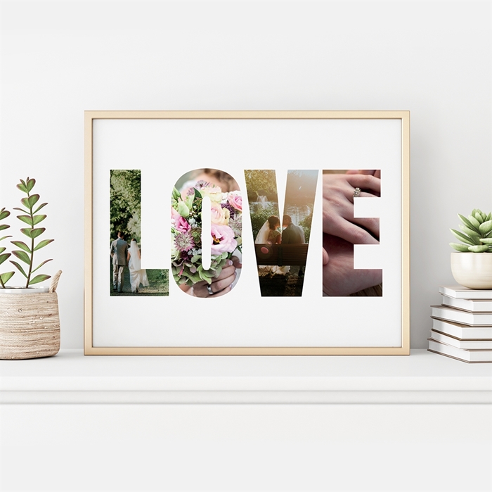 Picture of Love Photo Personalized Poster
