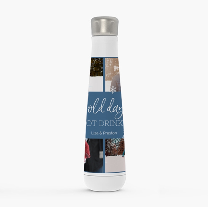 Picture of Snowflake Stainless Steel Water Bottle