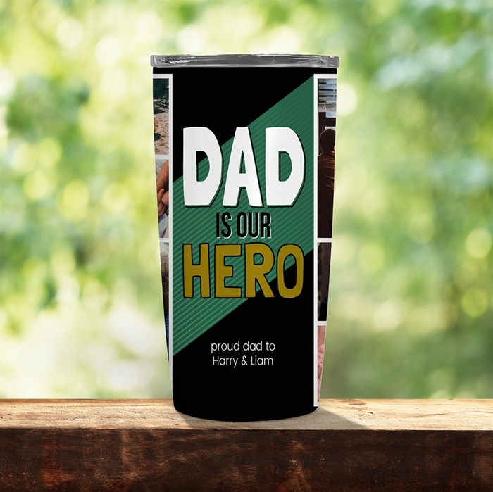 Picture of Dad Is Our Hero 20oz Tumbler