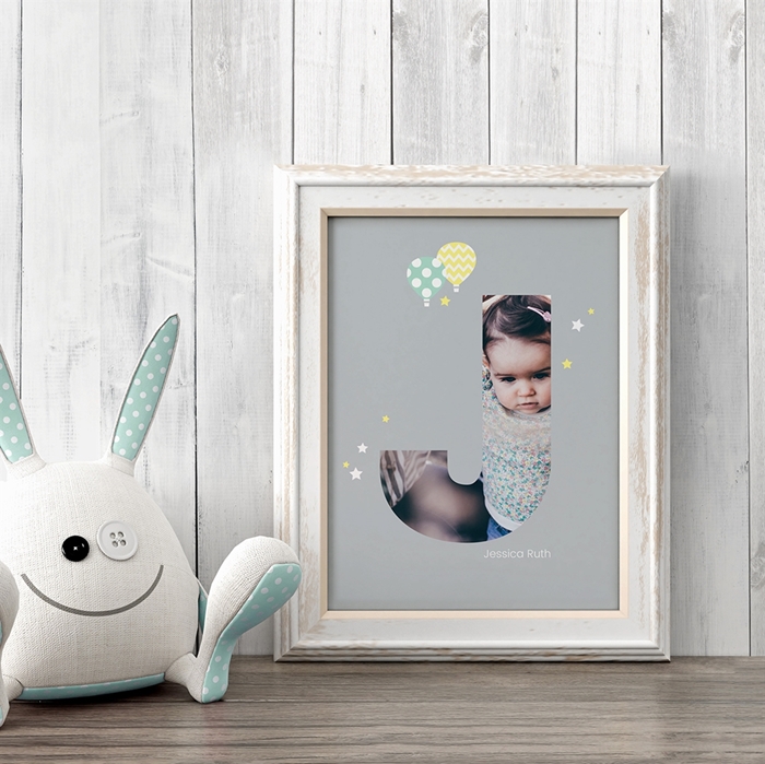 Picture of Baby & Kids Letter J Poster