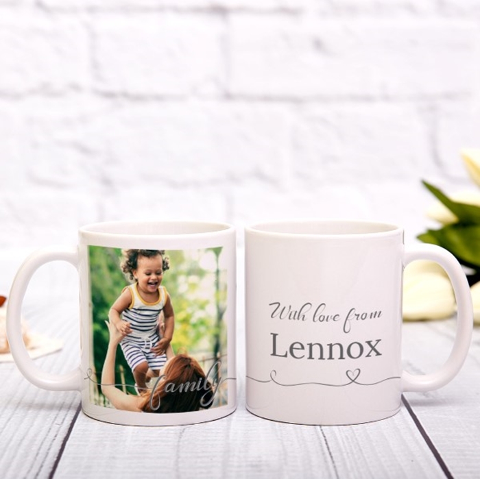 Picture of Family Script Personalized Mug
