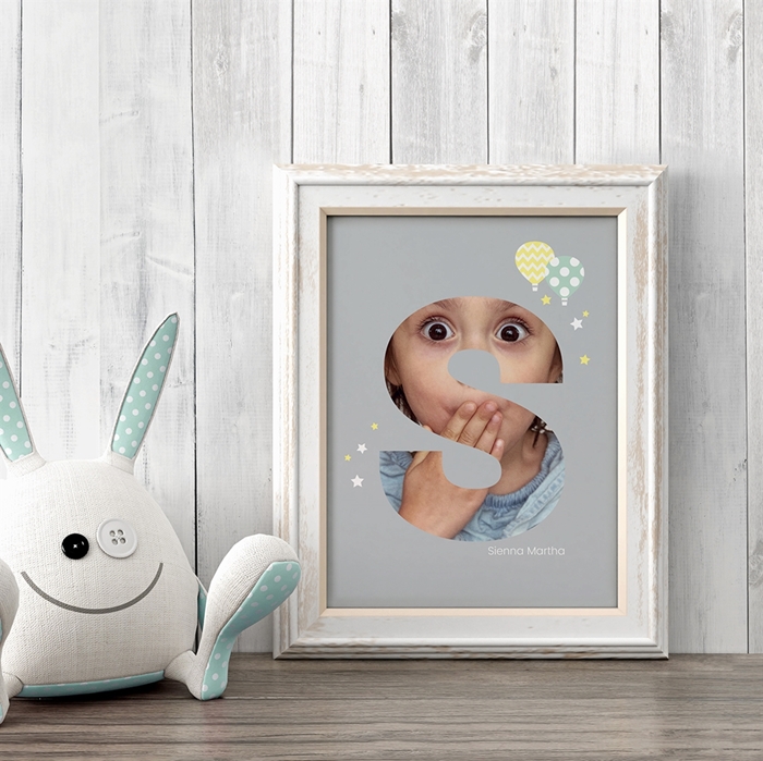 Picture of Baby & Kids Letter S Poster